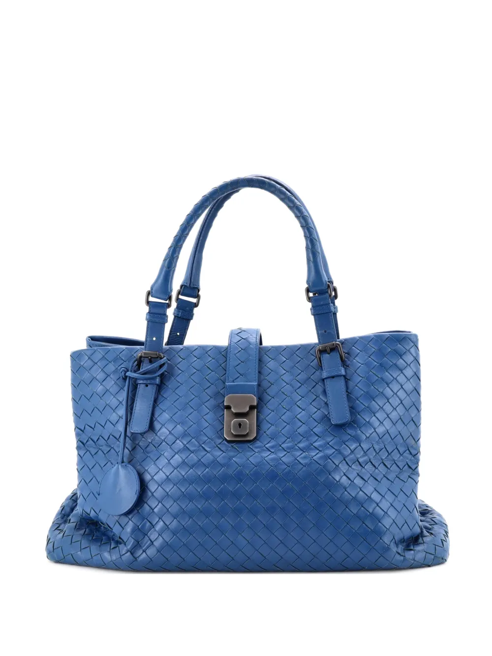 Bottega Veneta Pre-Owned Roma Bag Intrecciato Nappa Large tote bag - Blu