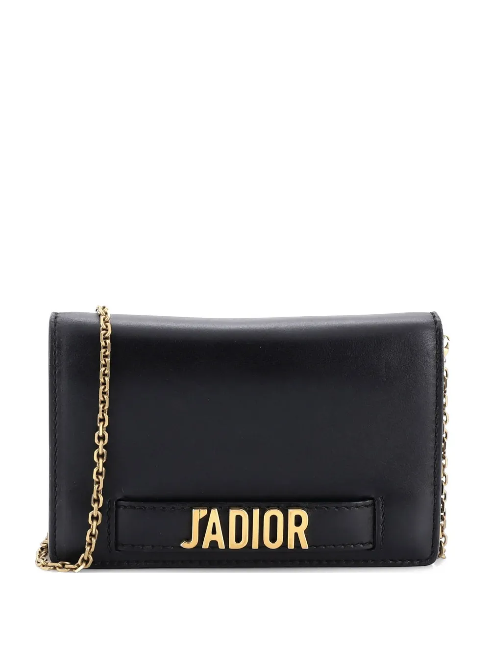 Christian Dior Pre-Owned J'Adior Wallet on Chain Leather crossbody bag - Nero