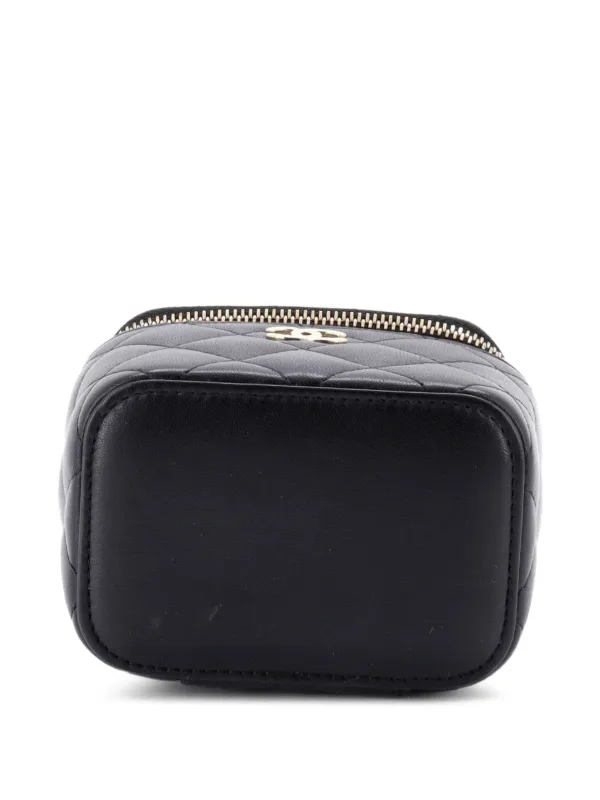 CHANEL Pre-Owned バニティケース＆パールチェーン クラッチバッグ