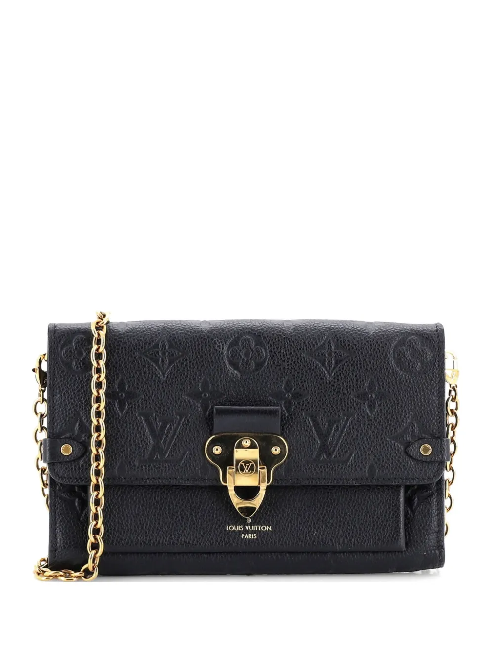Louis Vuitton Pre-Owned Vavin Chain Wallet Monogram Empreinte Clutch - Schwarz