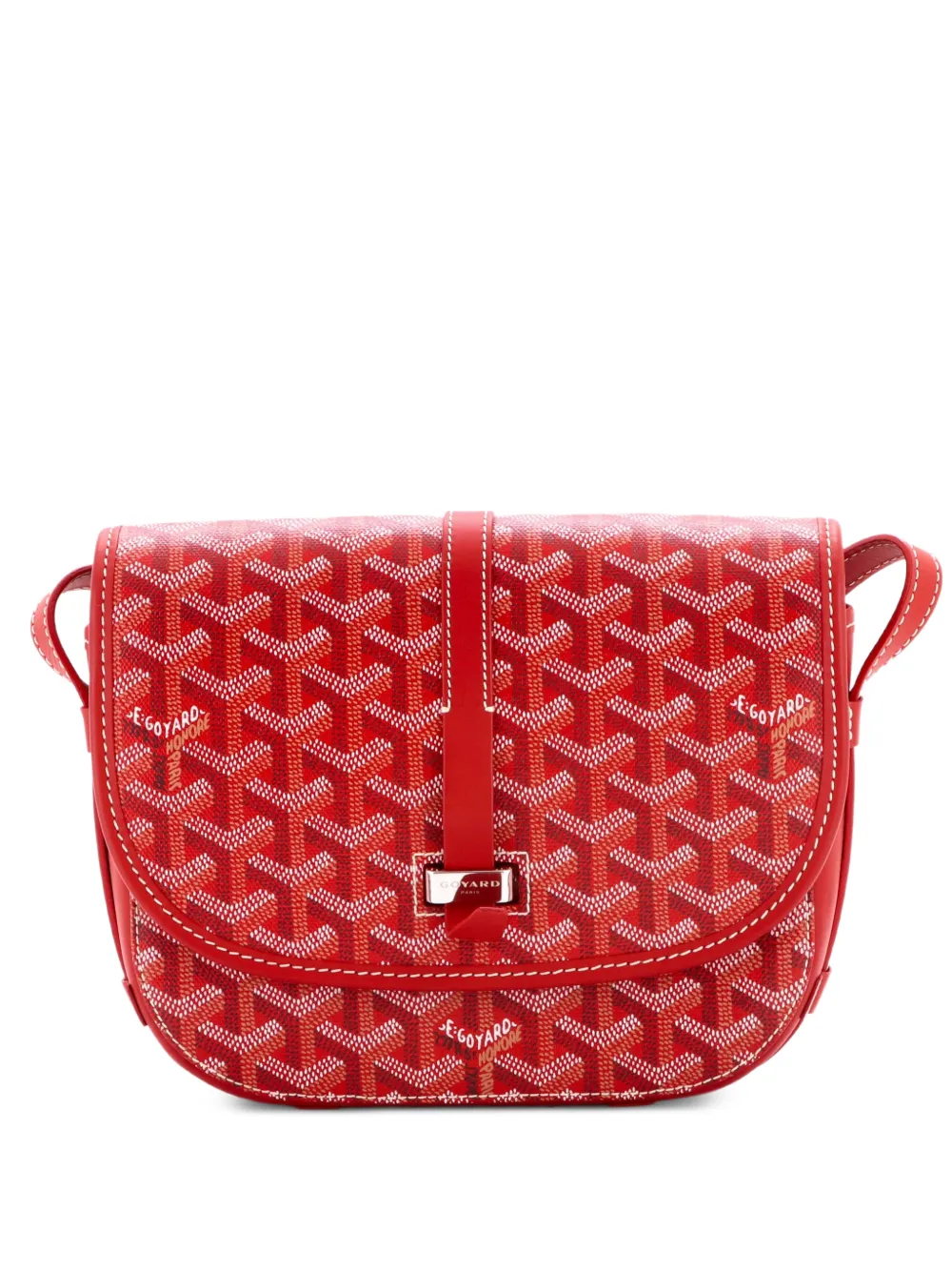 Goyard Pre-Owned Belvedere II Messenger Bag Coated Canvas PM crossbody bag - Rosso