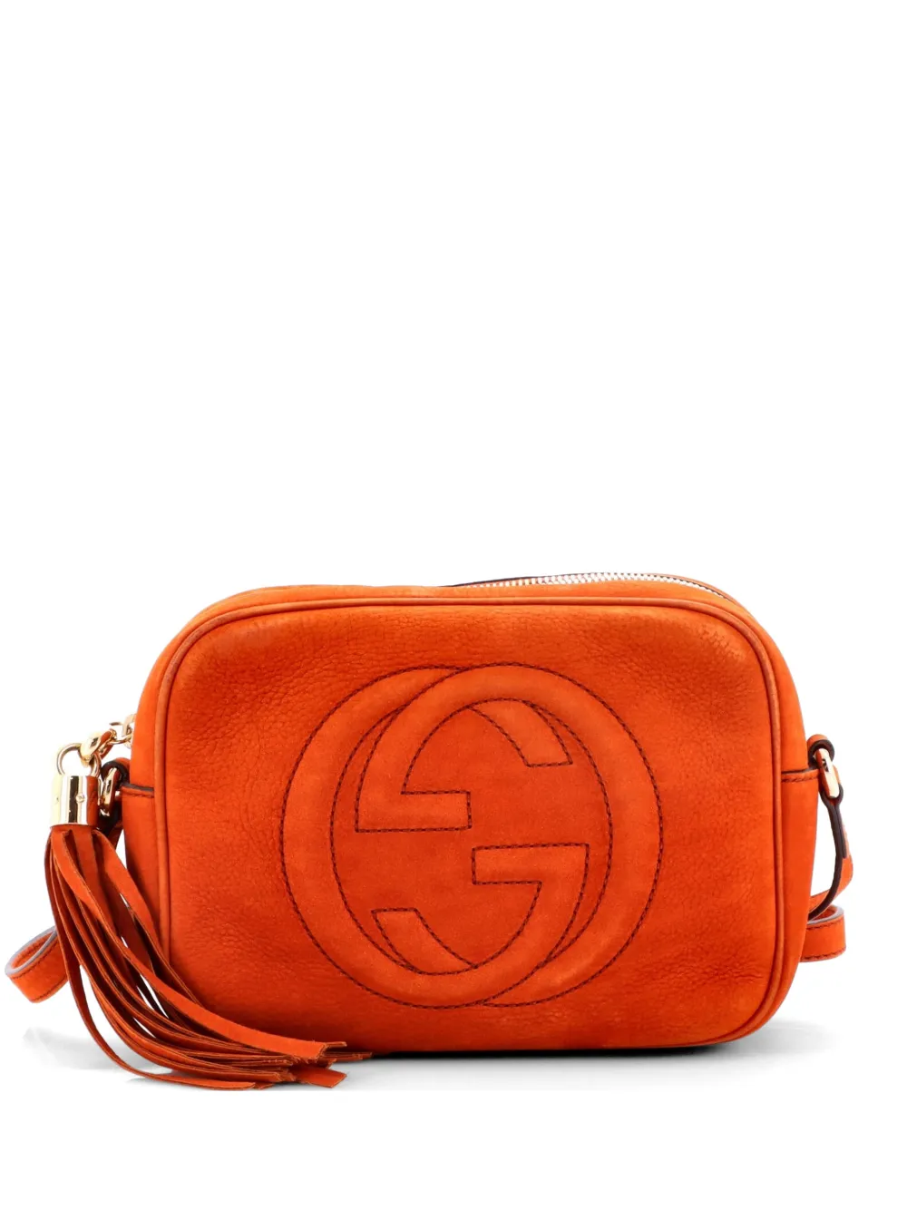 Gucci Pre-Owned Soho Disco Nubuck Small crossbody bag - Arancione
