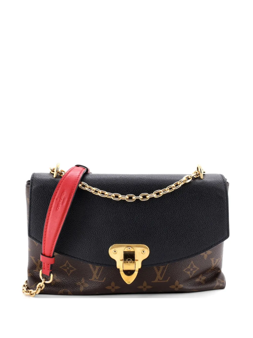 Louis Vuitton Pre-Owned Saint Placide Handbag Monogram Canvas and Leather shoulder bag - Black