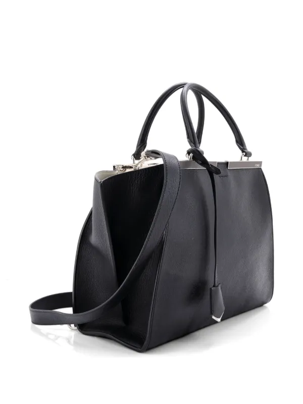 Fendi Pre-Owned プチ トロワジュール レザーサッチェルバッグ 