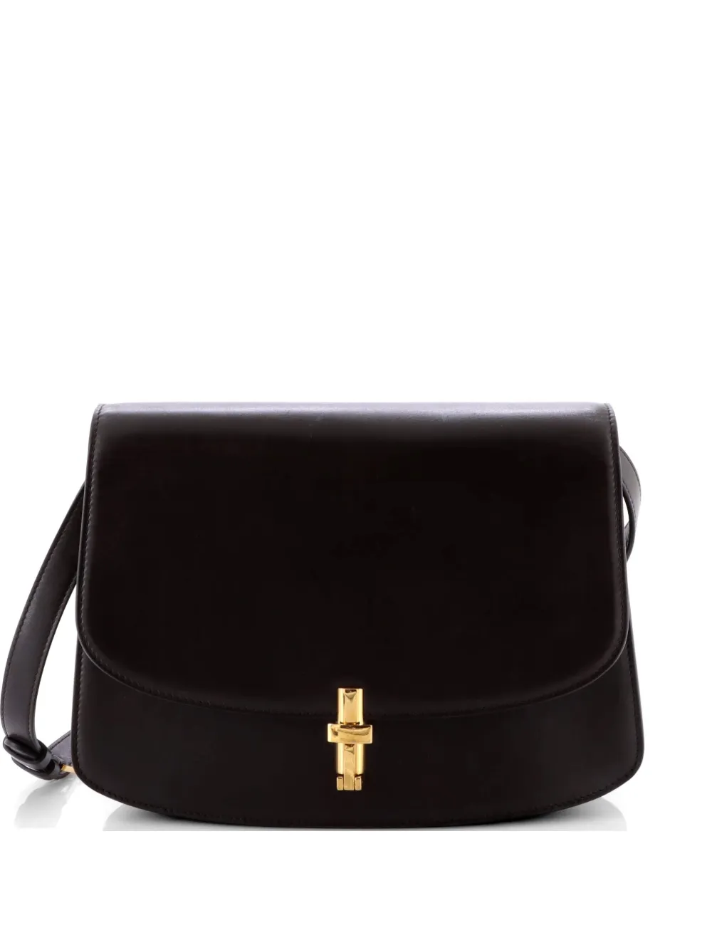 The Row Pre-Owned Sofia Leather 10 crossbody bag - Marrone