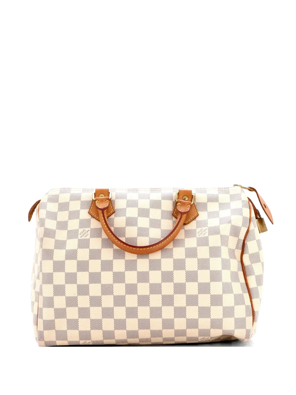 Louis Vuitton Pre-Owned Speedy Handbag Damier 30 satchel - Bianco