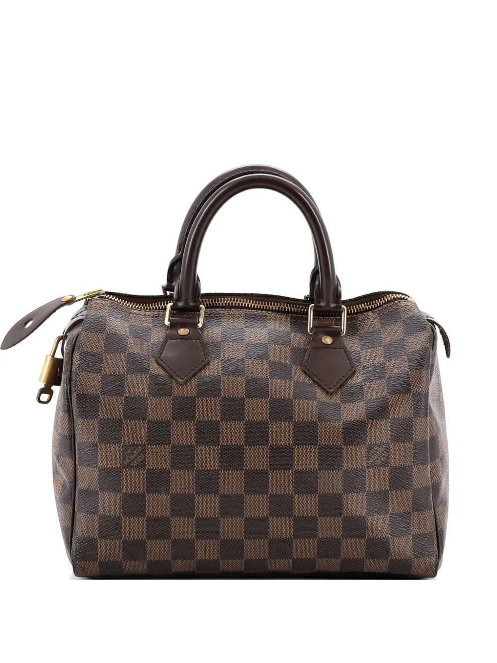 Louis Vuitton Pre-Owned Speedy Damier Satchel-Tasche 25cm - Braun