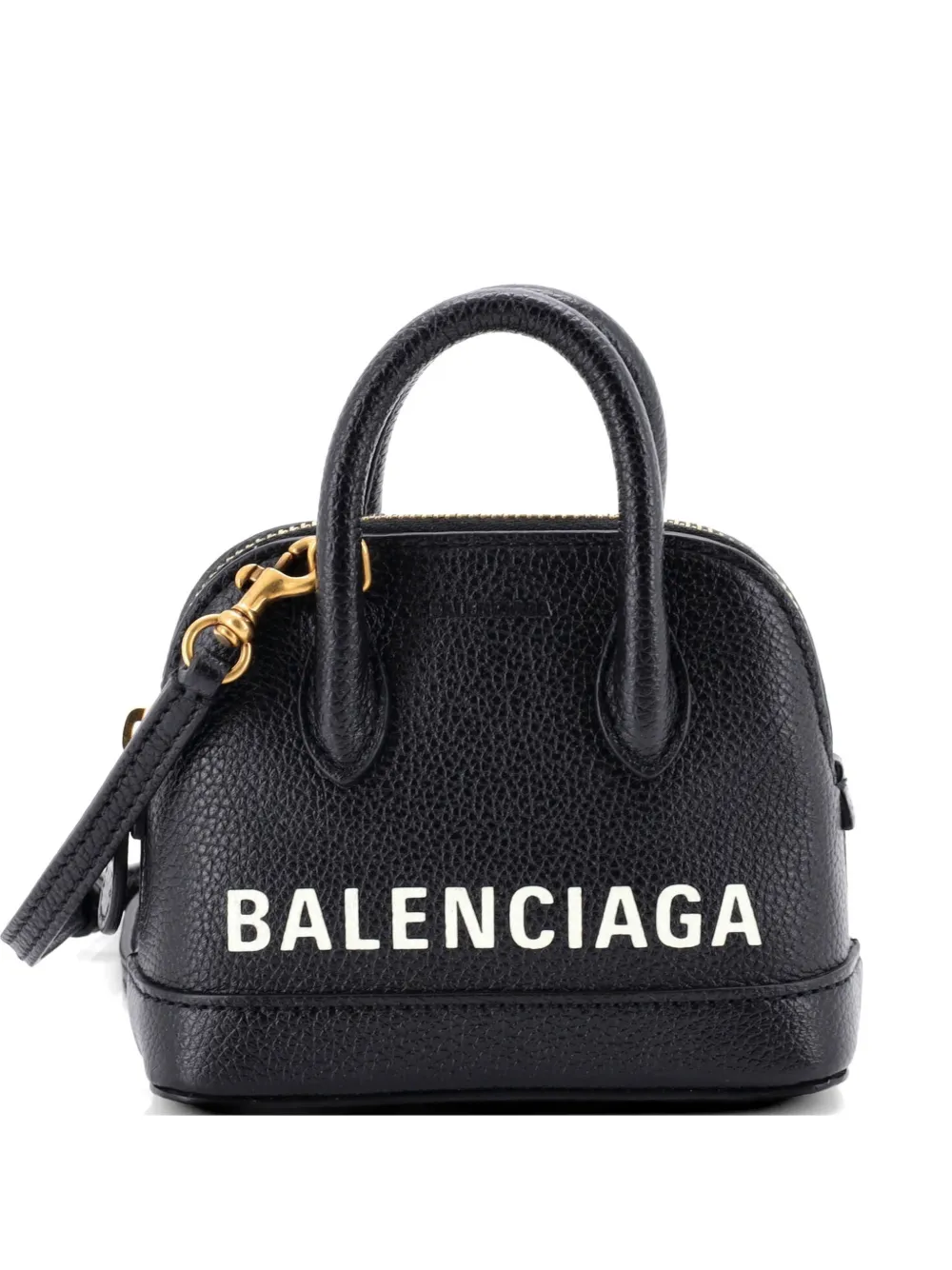 Balenciaga Pre-Owned Nano Ville Satchel-Tasche - Schwarz