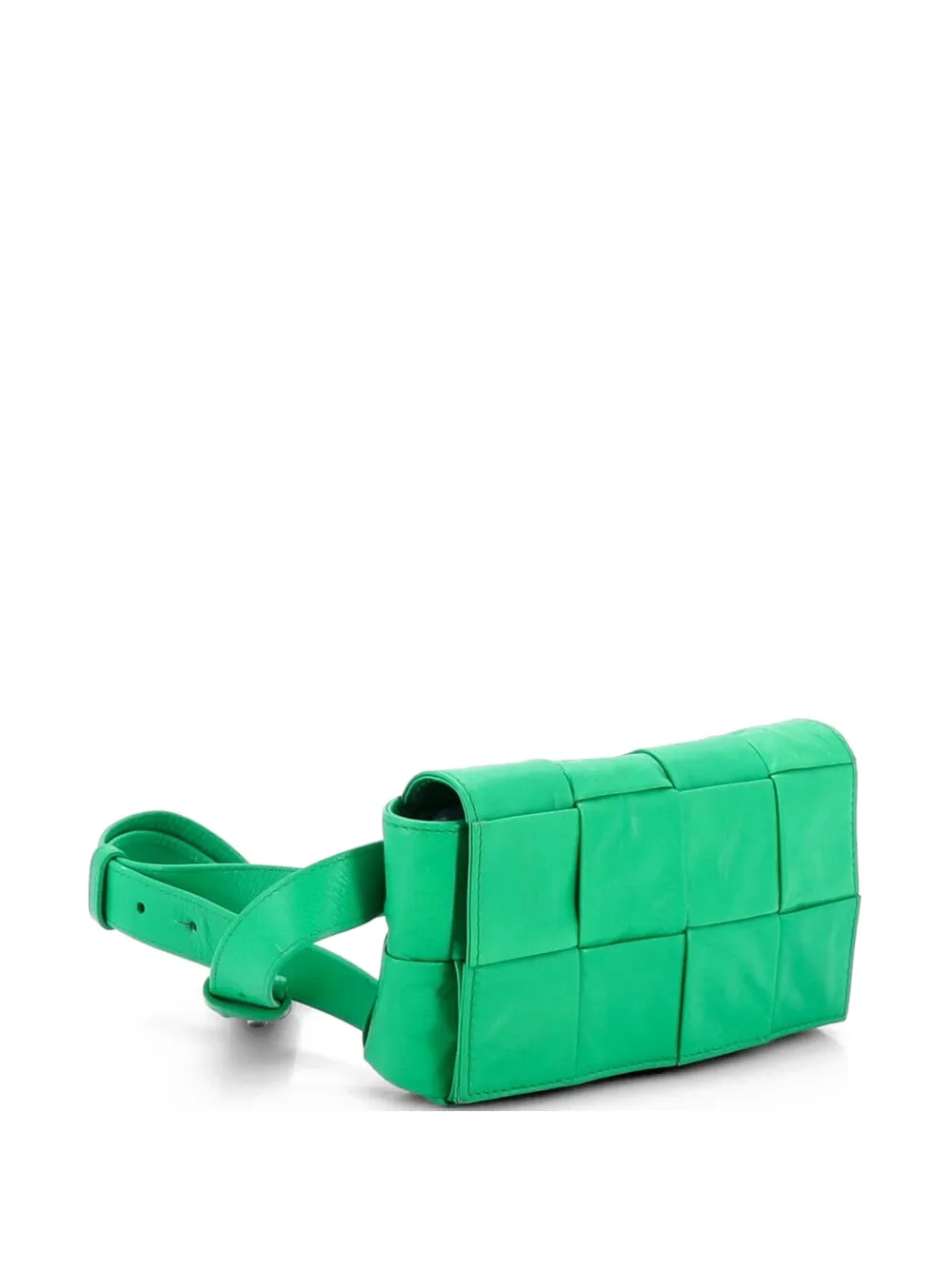 Bottega Veneta Pre-Owned Cassette Maxi Intrecciato Leather belt bag - Verde