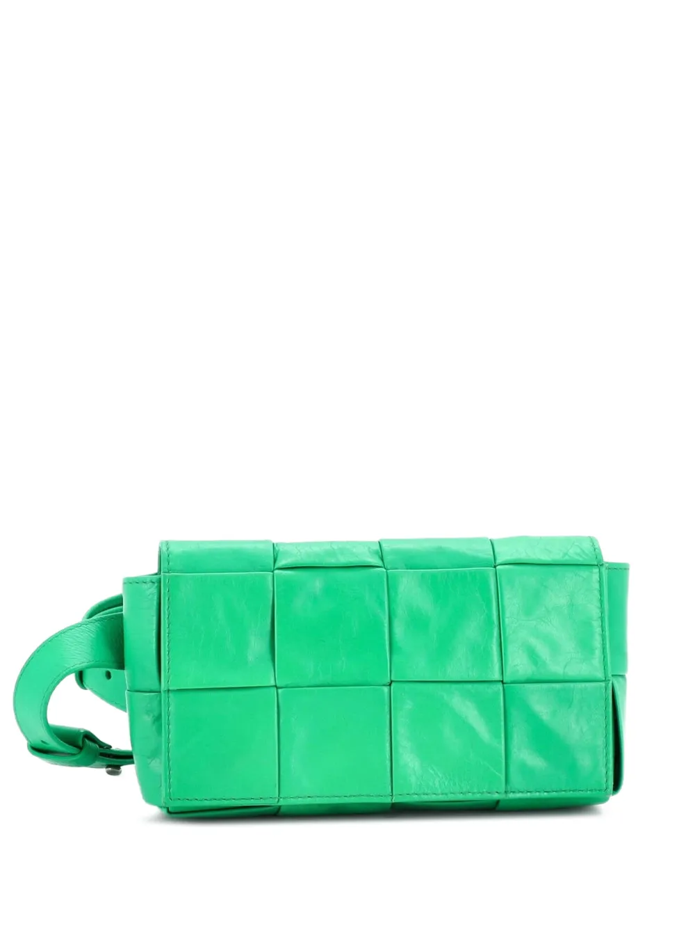 Bottega Veneta Pre-Owned Cassette Maxi Intrecciato Leather belt bag - Green