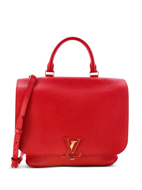 Louis Vuitton Pre-owned Volta Handbag Leather Satchel in Red