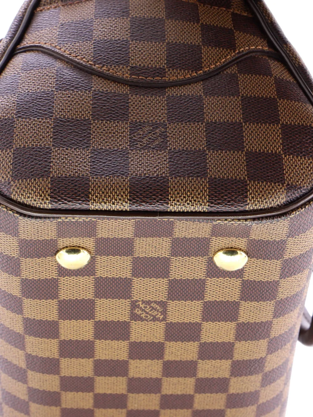 Louis Vuitton Pre-owned Duomo Boston Bag Damier Handbag in Brown, view 5