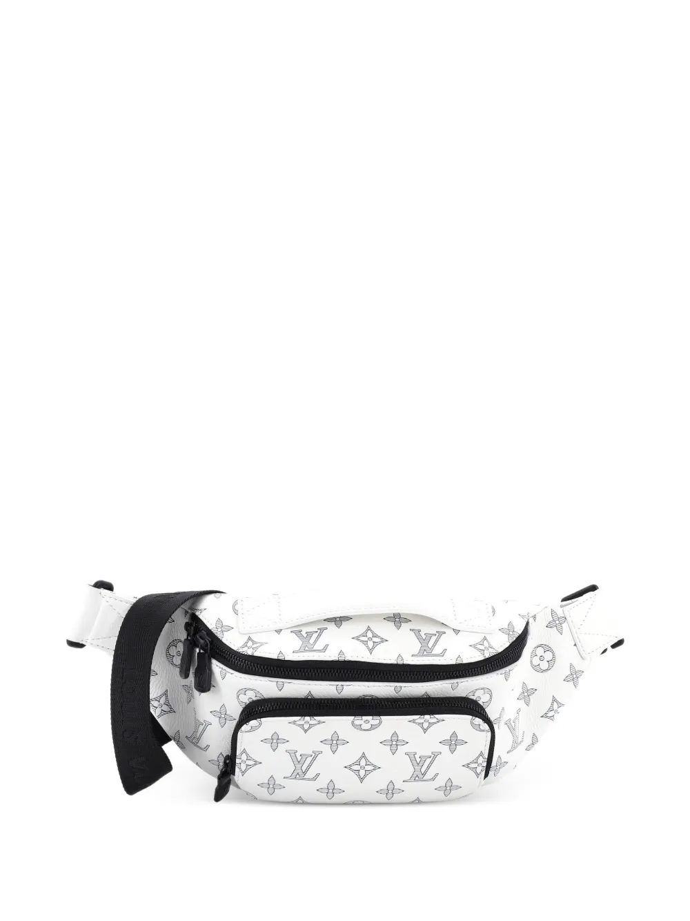 Louis Vuitton Pre-Owned Rush Bumbag Monogram Shadow Leather belt bag - Bianco