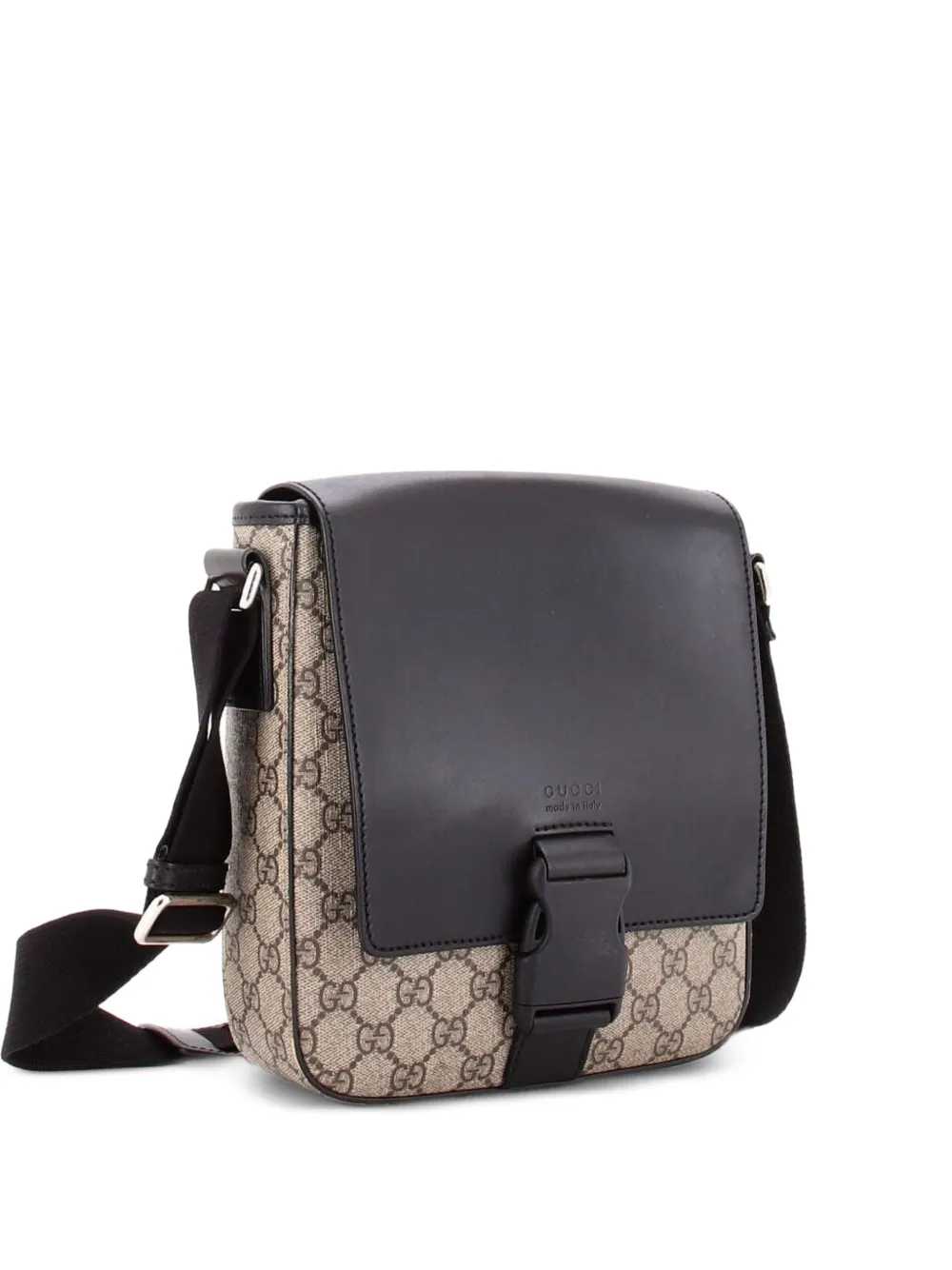 Gucci Pre-Owned Kleine Umhängetasche aus beschichtetem Canvas mit Leder - Braun
