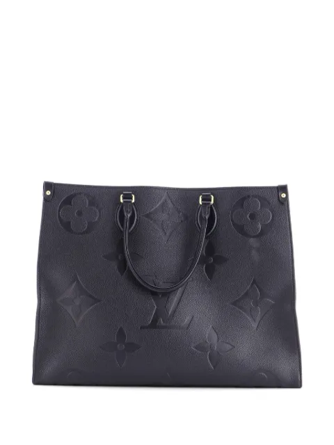 Louis Vuitton Pre-Owned Borsa tote OnTheGo GM in pelle Empreinte Monogram Giant