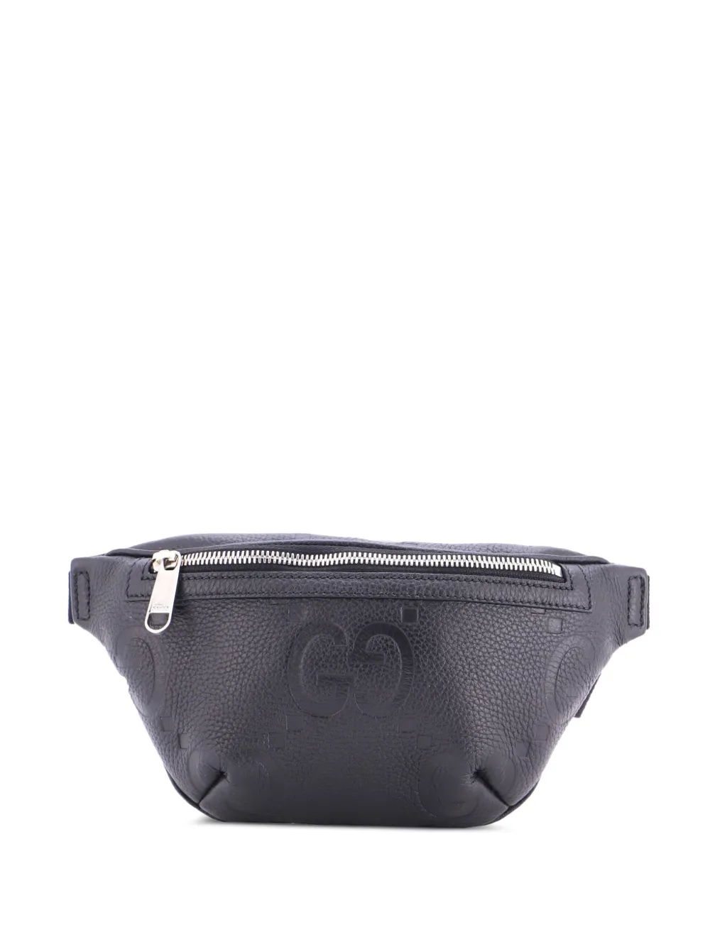 Gucci Pre-Owned Jumbo GG Embossed Leather Small belt bag - Nero