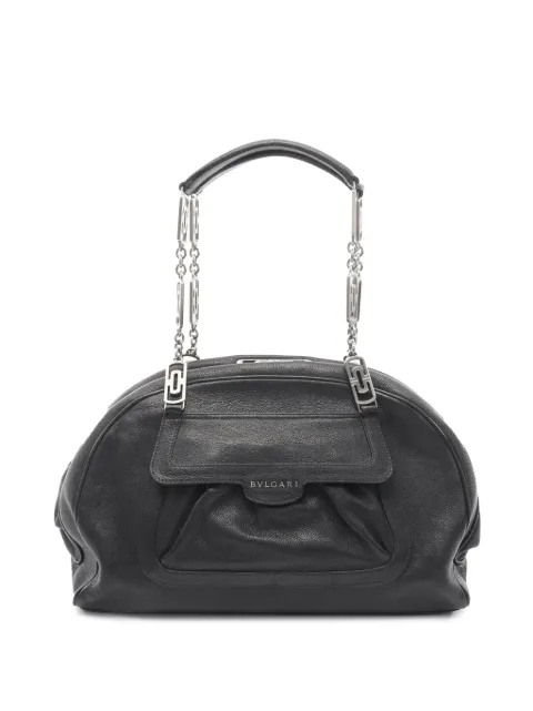 Bvlgari Pre-Owned bolso de hombro Parentesi Bowling de piel 2010-2026