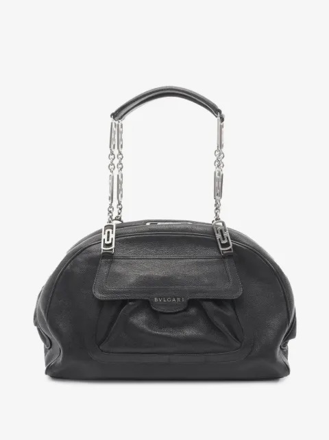 Bvlgari Pre-Owned 2010-2026 Leather Parentesi Bowling shoulder bag