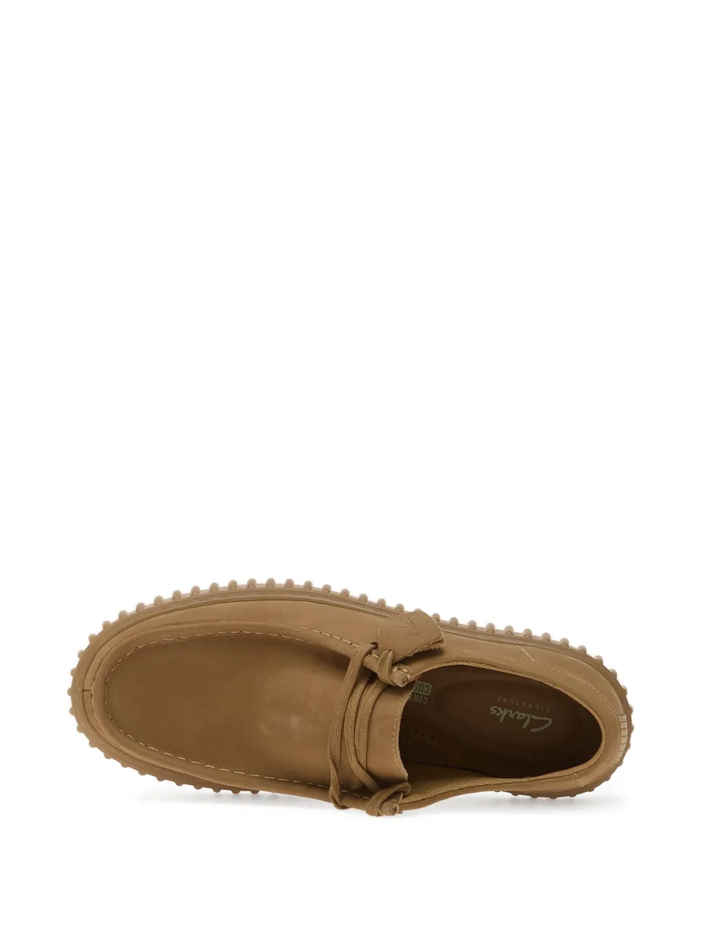 Clarks Torhill Lo ridged-sole sneakers Bruin