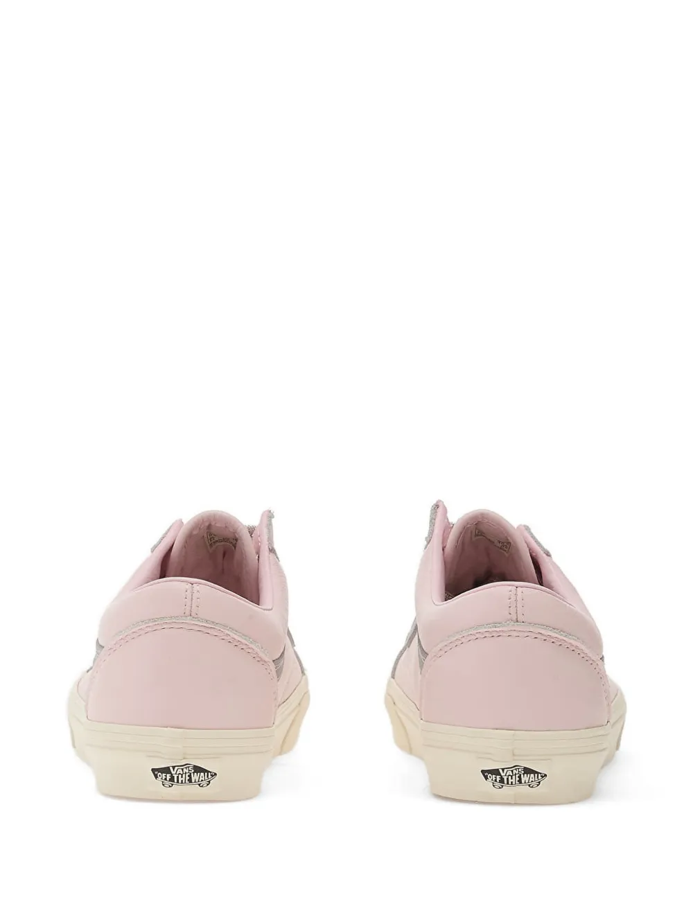 Vans Old Skool lace-up leather sneakers Roze