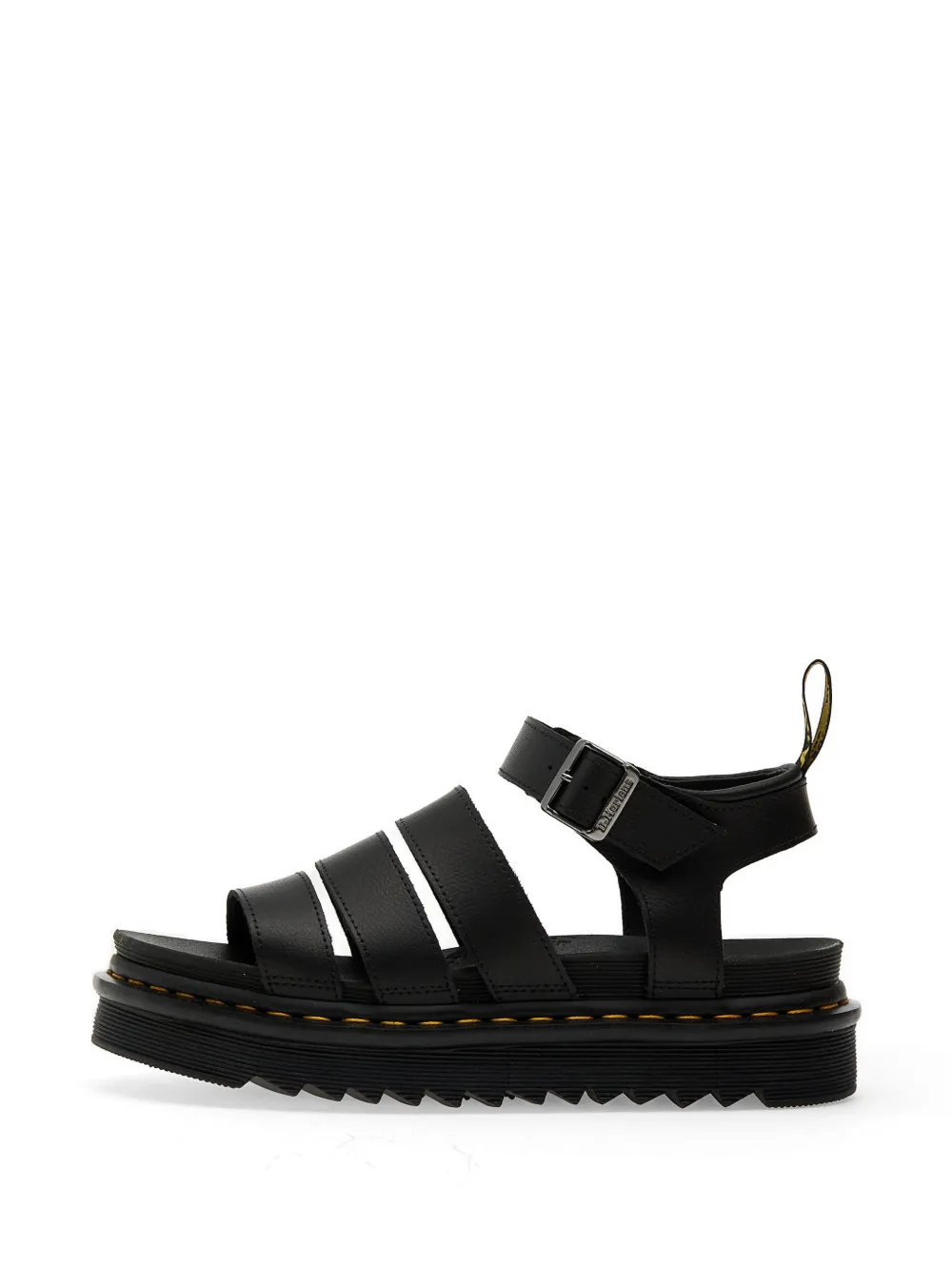 Dr Martens Blaire Athena buckled leather sandals Zwart