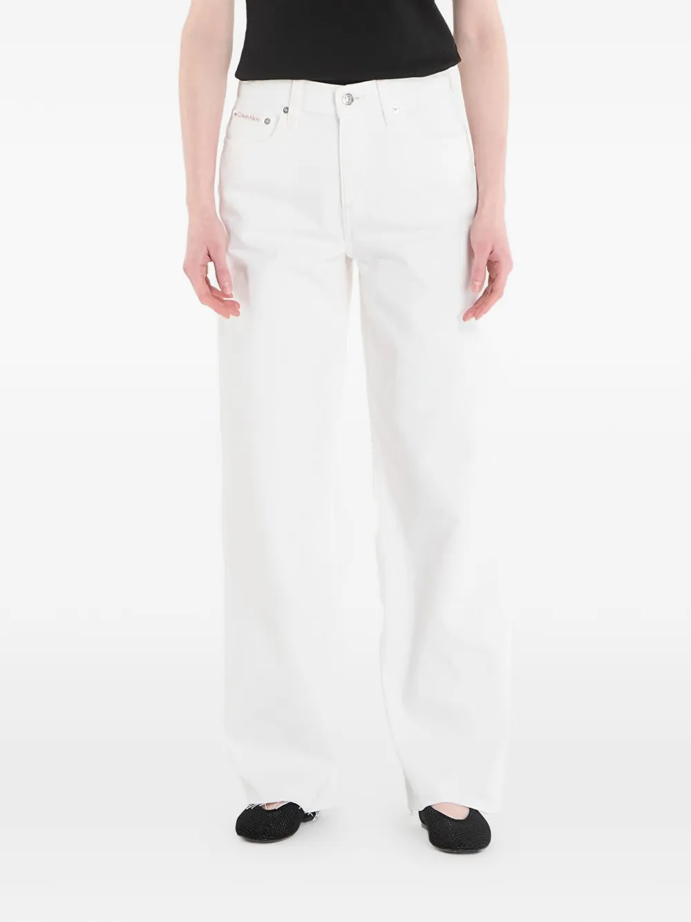 Calvin Klein wide-leg jeans - Bianco