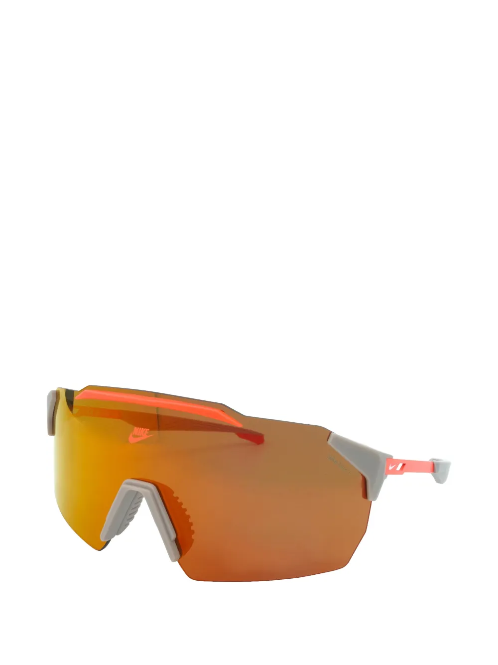 Nike Limitless Shield zonnebril met spiegelglazen Grijs