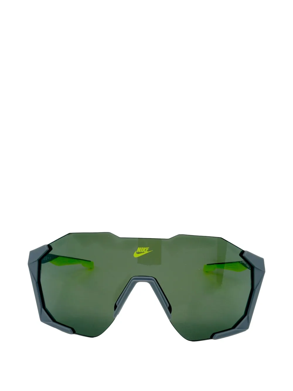 Nike Charged Shield geometric-frame sunglasses - Grau
