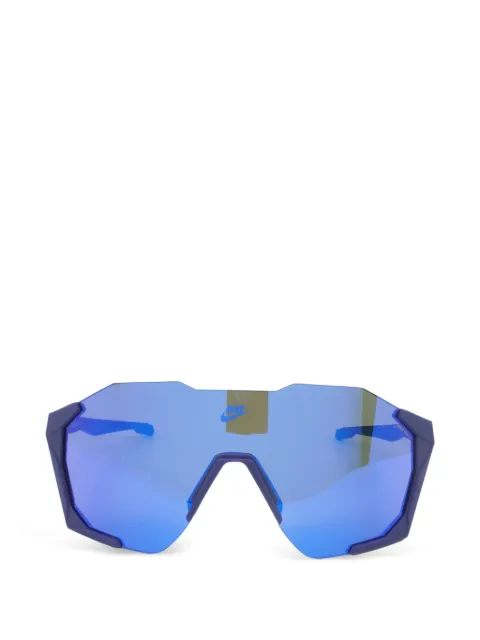 Nike Charged Shield geometric-frame sunglasses