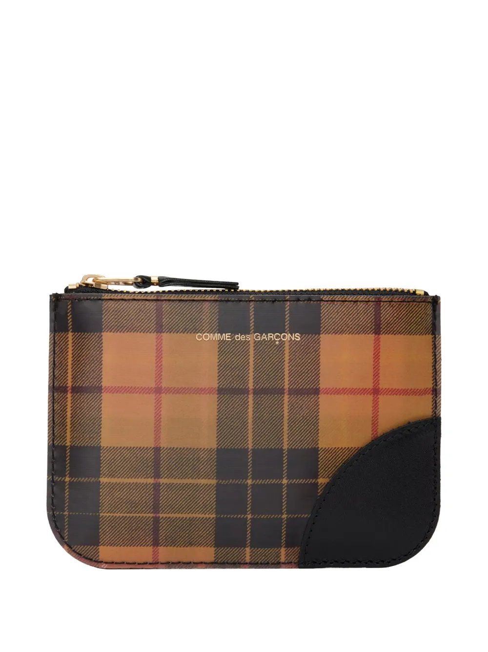 Comme Des Garçons Comme Des Garçons lenticular tartan wallet - Marrone