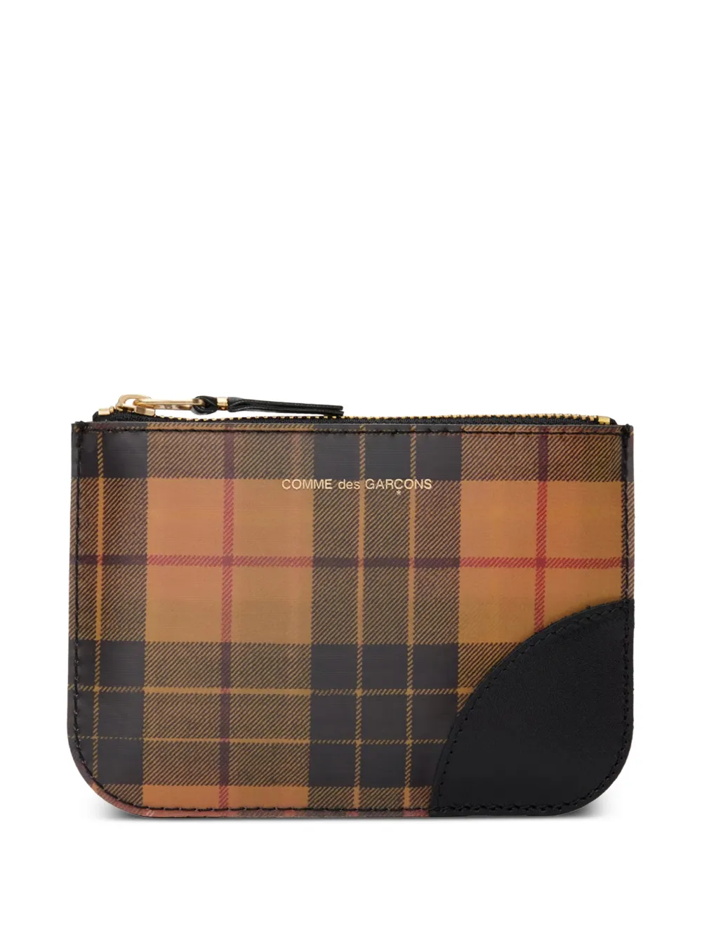 Comme Des Garçons Comme Des Garçons lenticular tartan wallet - Marrone