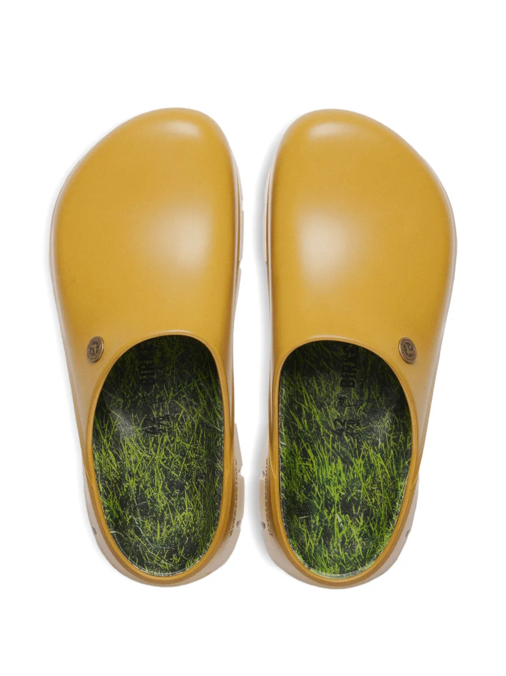 BIRKENSTOCK 1774 x Song for the Mute Super-Birki 2.0 platform clogs Geel