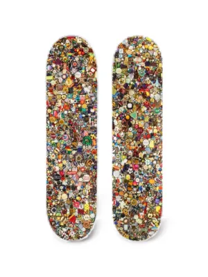 Supreme x Damien Hirst Shark Skateboard | Blue | FARFETCH JO