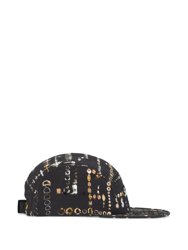 帽子 Supreme Mike Kelley cap Black Supreme x Mike Kelley graphic-print Cap | Black | FARFETCH