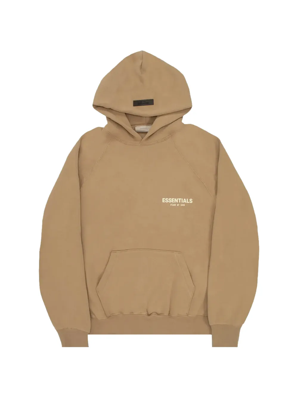 FEAR OF GOD ESSENTIALS logo-print hoodie - Nude