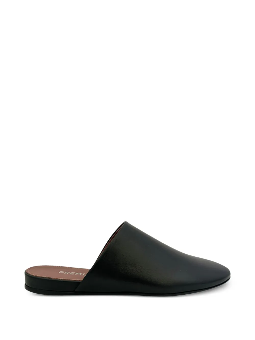 Premiata leather almond-toe mules - Nero