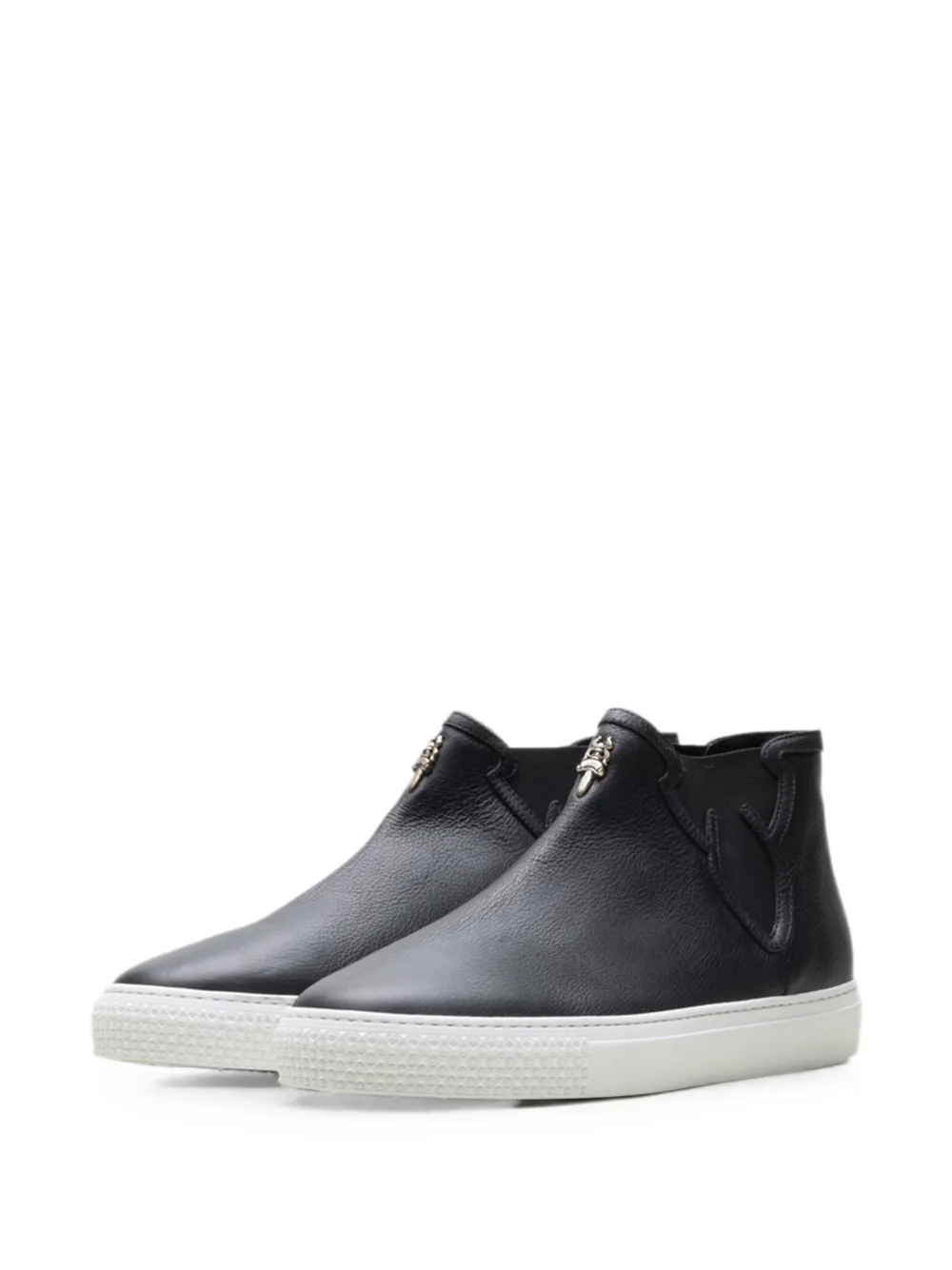 Chrome Hearts logo-detail Sneakers | Black | FARFETCH