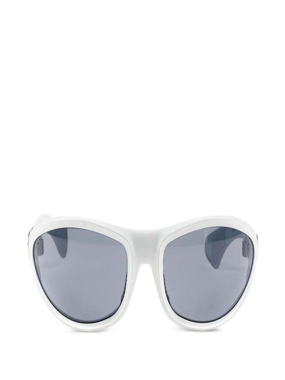 Chrome Hearts Spreader geometric-frame sunglasses - Bianco