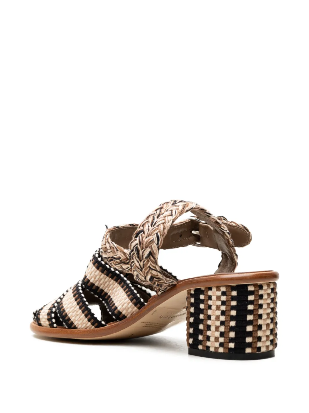 AMAMBAIH Dita sandalen met hak Beige