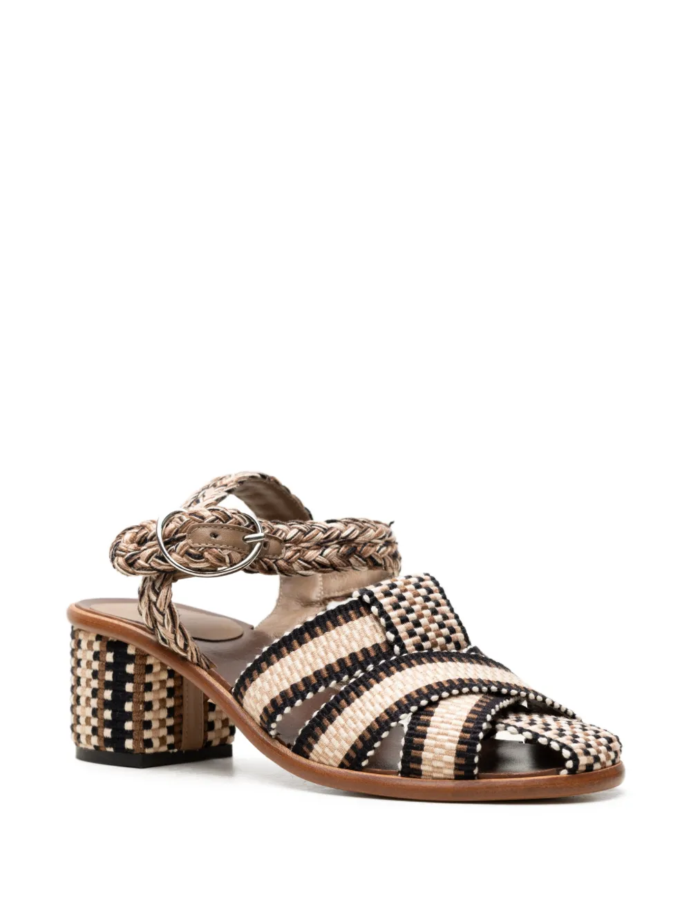 AMAMBAIH Dita sandalen met hak Beige