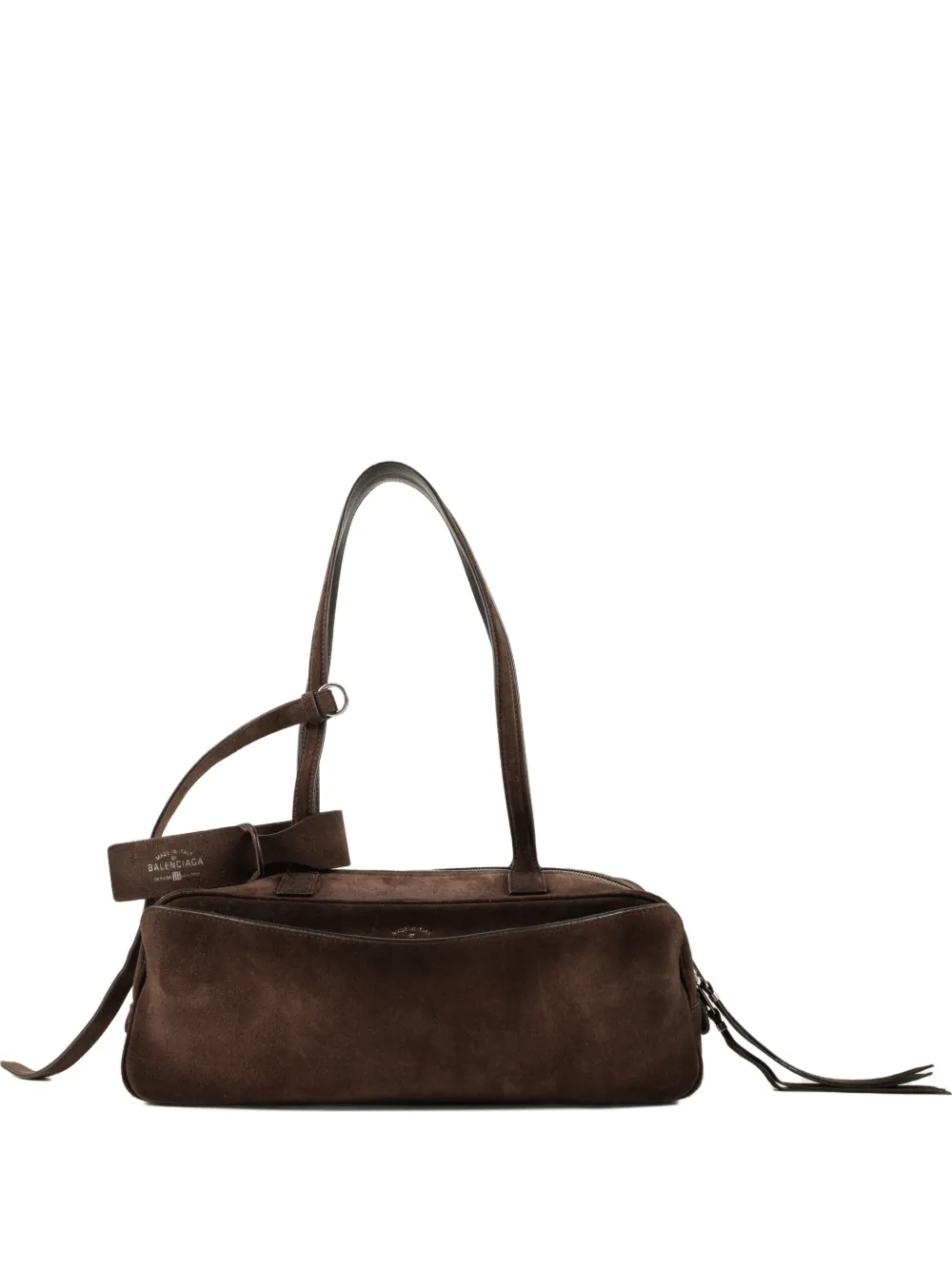 Balenciaga Carrie shoulder bag - Braun