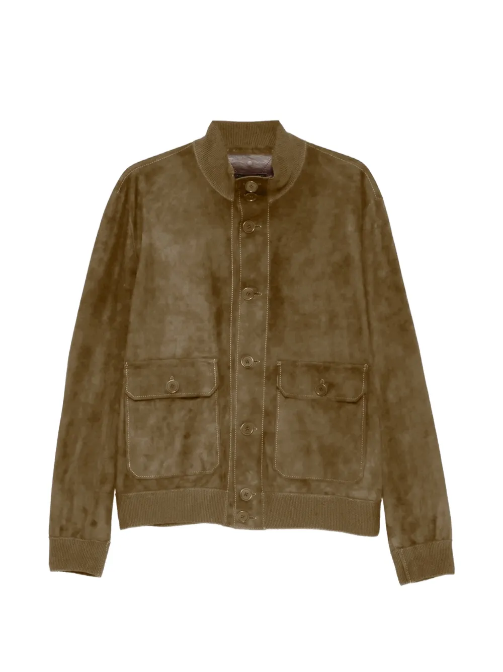 Salvatore Santoro button-up suede jacket - Braun
