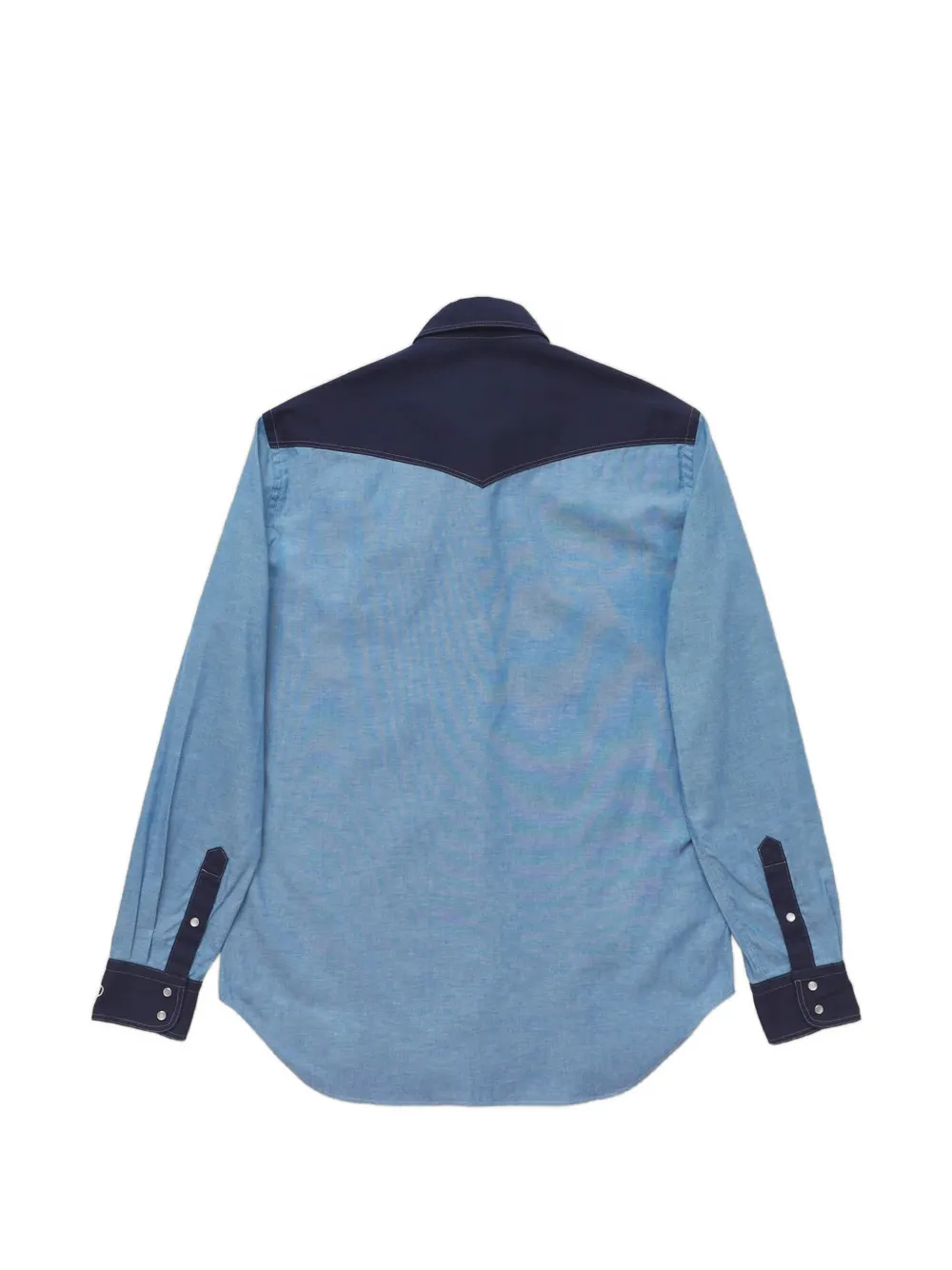 Nicholas Daley Western overhemd met vlakken Blauw