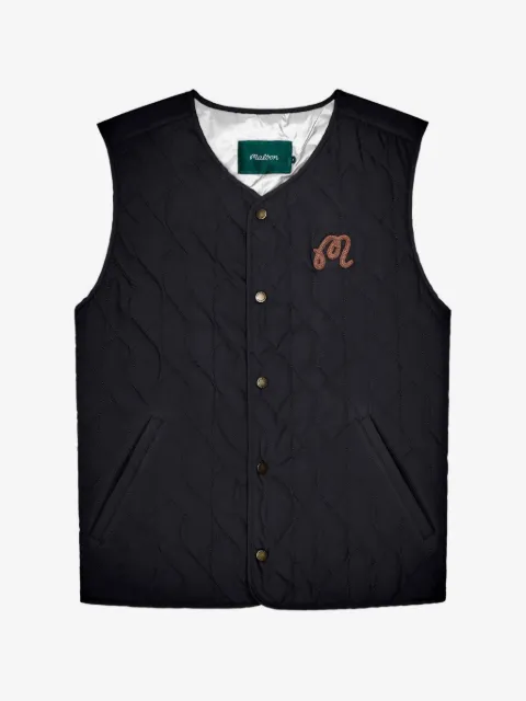 Malbon Golf Vincenzo quilted gilet