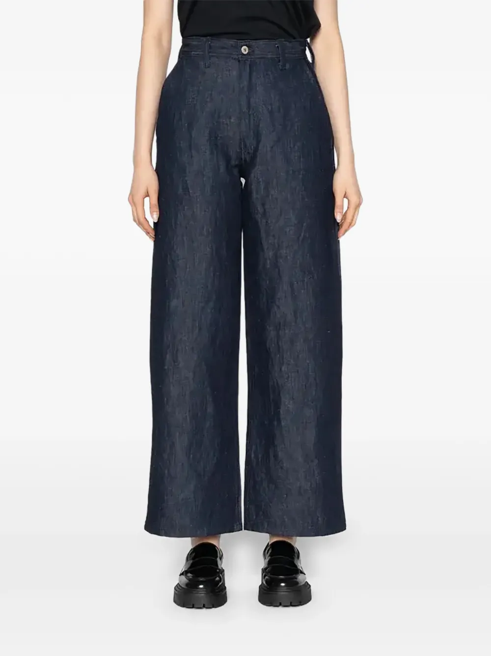 Naked and Famous Maudie wide-leg jeans - Blu