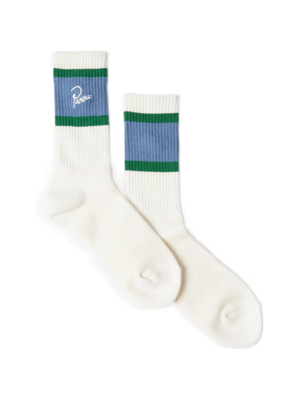 BY PARRA Signature striped socks - Bianco