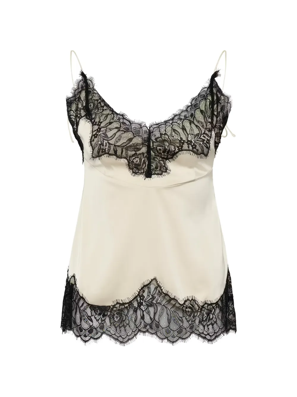 Gestuz Lalou lace-trim top - Toni neutri