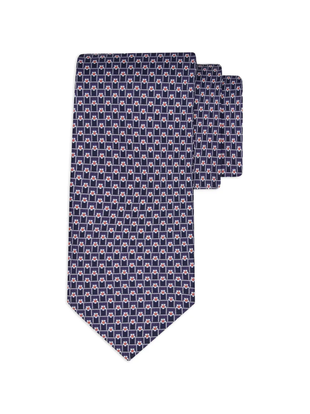  Ferragamo Corbata Con Estampado Tournament - Azul 