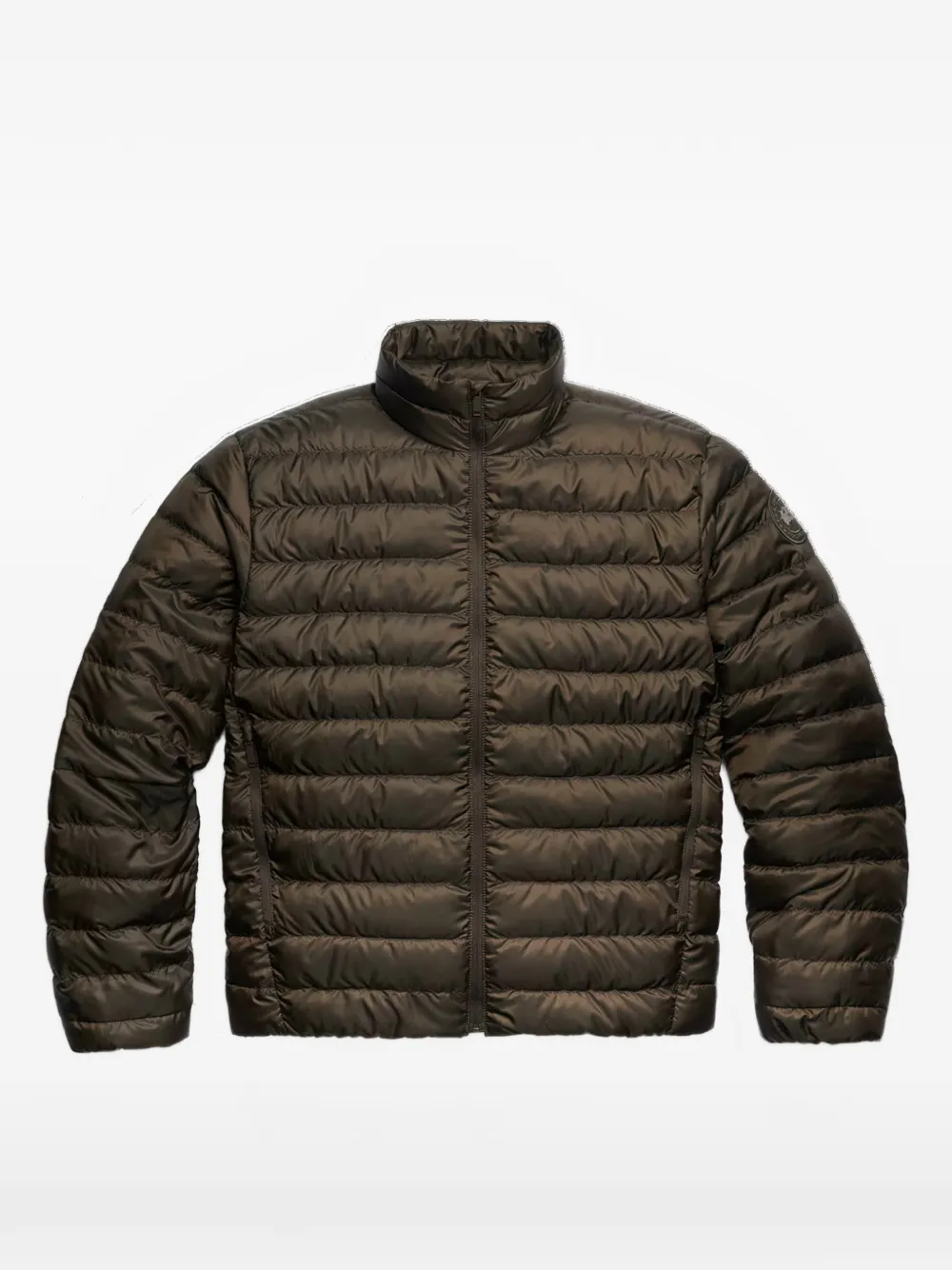 Canada Goose Stratus logo-patch quilted jacket - Braun