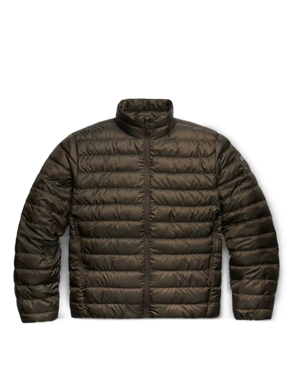 Canada Goose Stratus logo-patch quilted jacket - Brown